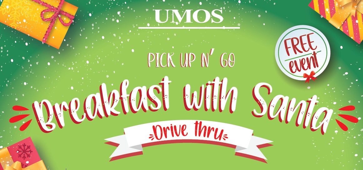 UMOS Drive Thru Breakfast with Santa