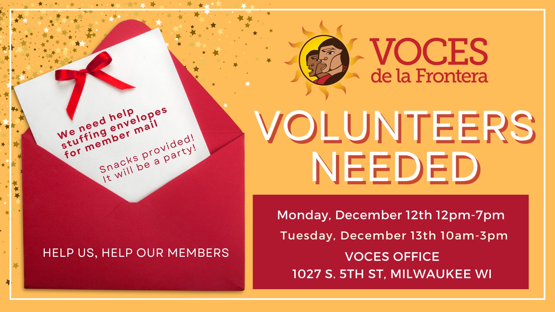 Volunteer with Voces!